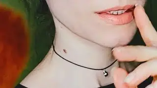 АСМР/Поглаживания кисточками по лицу😌🖌️+ Неразборчивый шёпот с ушка на ушко/ I stroke you with brush