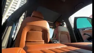 ASMR Leather Seat Care | No Commentary | Deri Koltuk Bakımı