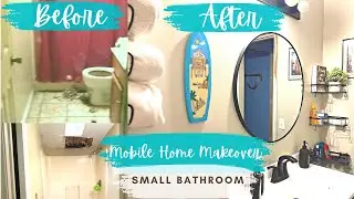 DIY Extreme small BATHROOM MAKEOVER on a budget!