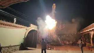 Casillo being ignited at the Michi Cihuali Music and Dance Fest