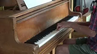 J. S. Bach Prelude Am on a Pleyel 190 grand piano from 1940