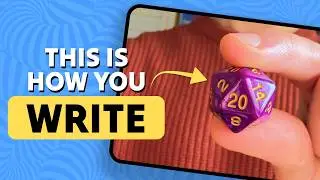 WRITING ONLY USING A D20