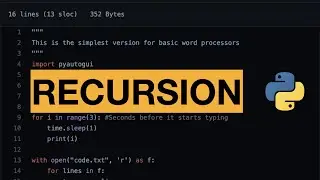 How to use Recursion in Python!