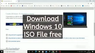 How to download Windows10 ISO file | WINDOWS 10 ISO IMAGE FILE DOWNLOAD| windows10 iso file download