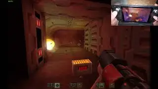 Quake II Enhanced on Steam Deck | Trackpad + Gyro Gameplay with Hand Cam | Hard Mode, No Aim Assist