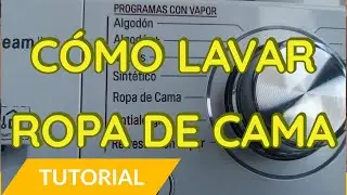 CÓMO LAVAR ROPA DE CAMA. Yo te enseño!⭐trucos y CONSEJOS