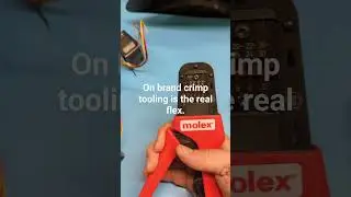Crimping Molex connectors