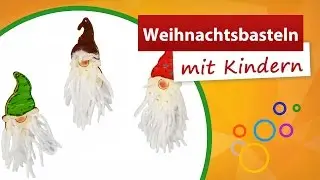 ✂ Weihnachtsbasteln mit Kleinkindern ★ Eine einfache Bastelidee für Weihnachten - trendmarkt24