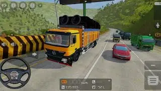 Truck Muatan Barang Penuh Gagal Nanjak Di Sitinjau Lauik | Bussid
