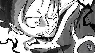 LUFFY KICKS KIZARU