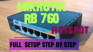 Mikrotik RB760  !! MikroTik basic setup 