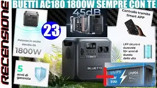 La Power Station perfetta nel camper? RECENSIONE Bluetti AC180 1800w + Batteria GELEIPU 24v 100Ah