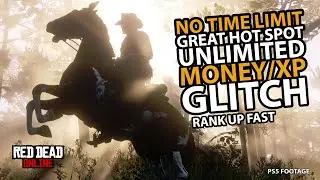 No Time Limit Money Glitch *Great Hot Spot* Unlimited Money/XP Glitch  Red Dead Online (Valentine)