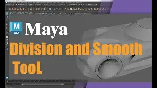 Add Division and Smooth Tool in Maya | 3D Modeling for Beginners Tutorial