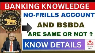 No-Frills account and BSBDA account are same or not ???