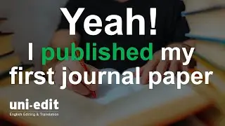 How I published my first journal paper! Matt's story of rejection, rejection, rejection, and success