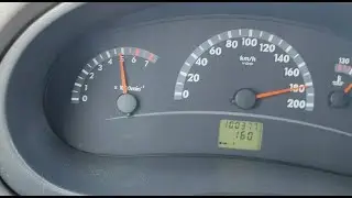 LADA KALINA Acceleration to maximum speed!