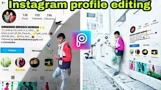 Instagram profile  photo editing@Instagram photo editing PicsArt