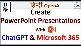 Create PowerPoint Presentations With ChatGPT & Microsoft 365 | Hindi