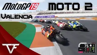 Moto2 Gameplay - MotoGP 19 - Valencia [PS4 PRO]