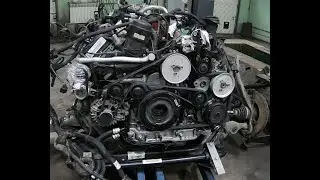 Replacing the front crankshaft oil seal on a VW Touareg 3.0 TDI