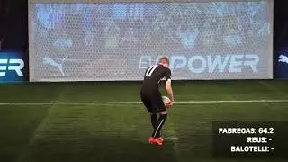 Фабрегас# Балотелли# Марко Ройс# сила удара  и точность #1