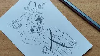 Birsa Munda Drawing Easy || How to draw Birsa Munda Drawing Easy Step by Step