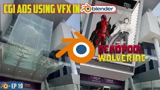 Deadpool & Wolverine CGI Ads Using VFX in Blender Tutorial