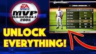 MVP Baseball 2005 | How To Unlock EVERY Player, Stadium, Jersey, & Team!