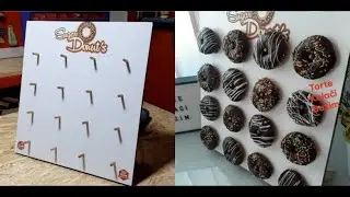 DONUTS STALAK(za slatke krafnice)-How to make sugar donuts stand