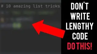 10 Amazing Python list tips that will make your coding super easy and quick