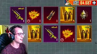 60000 UC YE 8 SEVİYE FAMAS ÇIKARTIP FULLEDİM ! PUBG MOBILE
