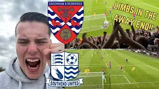 DAGENHAM VS SOUTHEND|0-2|PURE LIMBS AS BLUES BRUSH PAST DAGS TO STAY TOP OF THE LEAGUE!!