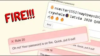 I Tried The Password Game