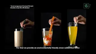 Edible Rice Straw by Evo & Co.
