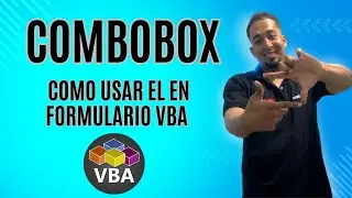 Como usar el Combobox en el formulario VBA en Excel Cap 8 