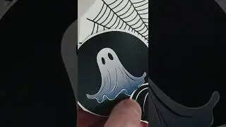 Metallic Candle Decal Makeover: Halloween Edition 🦇 #candle #halloween #makeover #diy #decalpaper