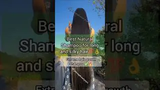 Try this world best natural shampoo for silky and long hair💯 Extreme hair growth shampoo tips#shorts