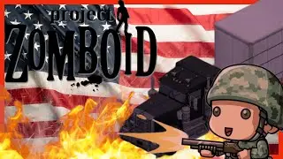 Taking On The Military Base As A Trucker In Project Zomboid