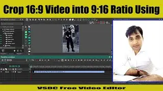 How to crop 16:9 Ratio Video into 