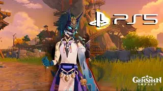 JUGANDO GENSHIN IMPACT EN PLAYSTATION 5