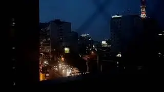またまた、タイムラプス映像です。今日は雨なので最初から曇り雨で、暗いですがなかなか雰囲気出てるかも(*´ω｀*)