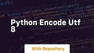 python encode utf 8