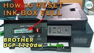 Step By Step How To RESET Ink Box Full Brother DCP-T720dw | PinoyTechs (Tagalog)