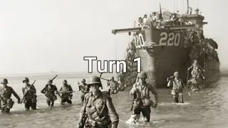 Playthrough: Salerno '43 - Turn 1