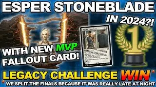 I Took Down a Legacy Challenge with Esper Stoneblade in 2024 | MTGO | Maxtortion