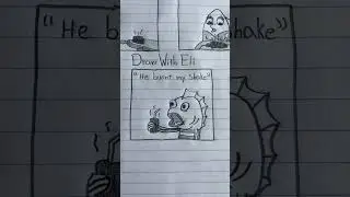 He Burnt My Shake #drawing #tiktok #spongebob #shorts #spongebobmeme #spongebobcomic #funny #art