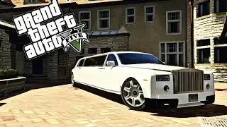 GTA 5 Mods : Rolls Royce Phantom Limousine ( Лимузин)