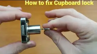 How to fix Cupboard lock |how to lock installation full information in urdu/hindi