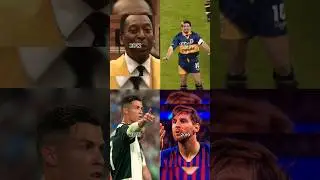 Ronaldo Messi Pele & Maradona Evolution 🐐🔥